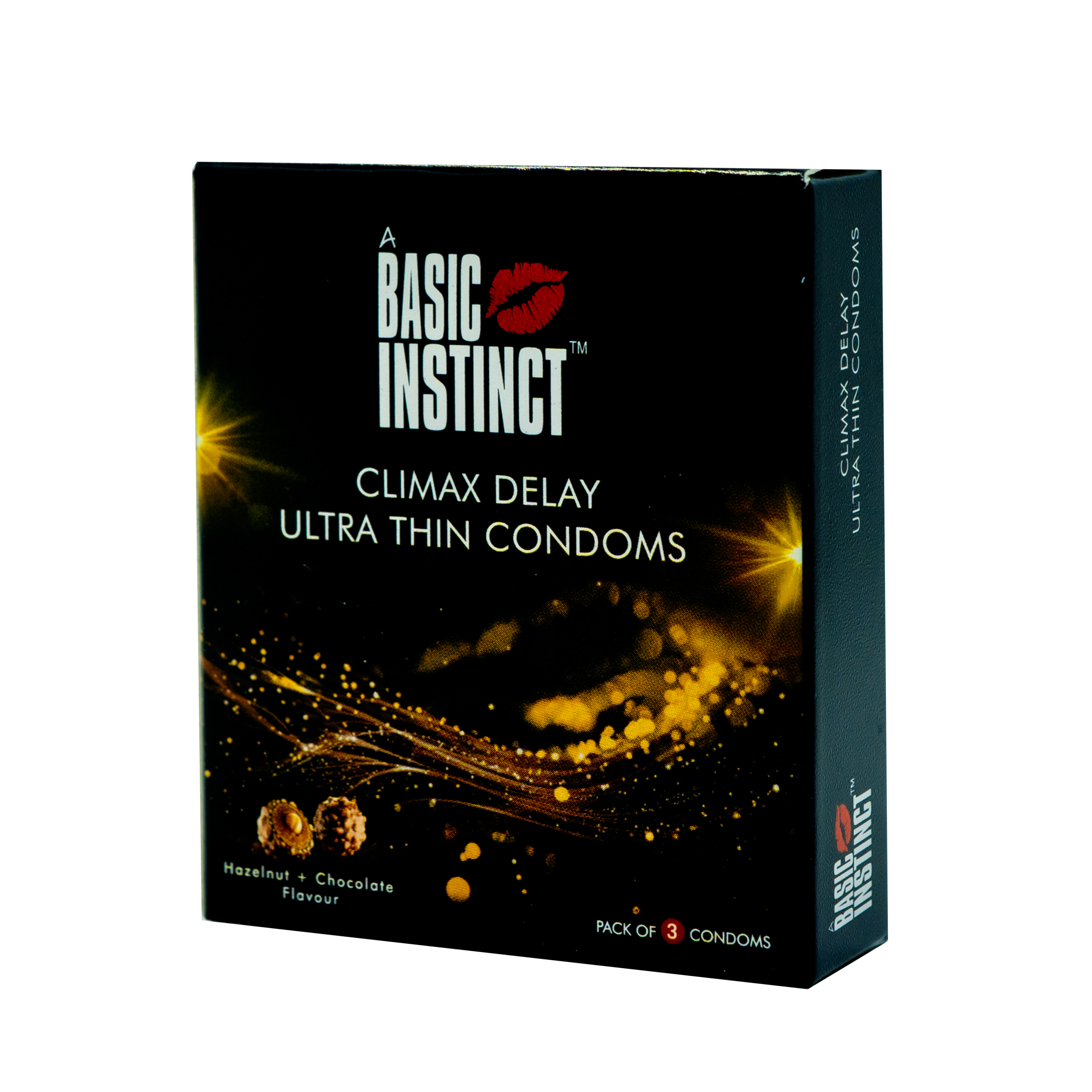 Climax Delay Ultrathin Condoms Chocolate + Hazelnut Pack of 3’s