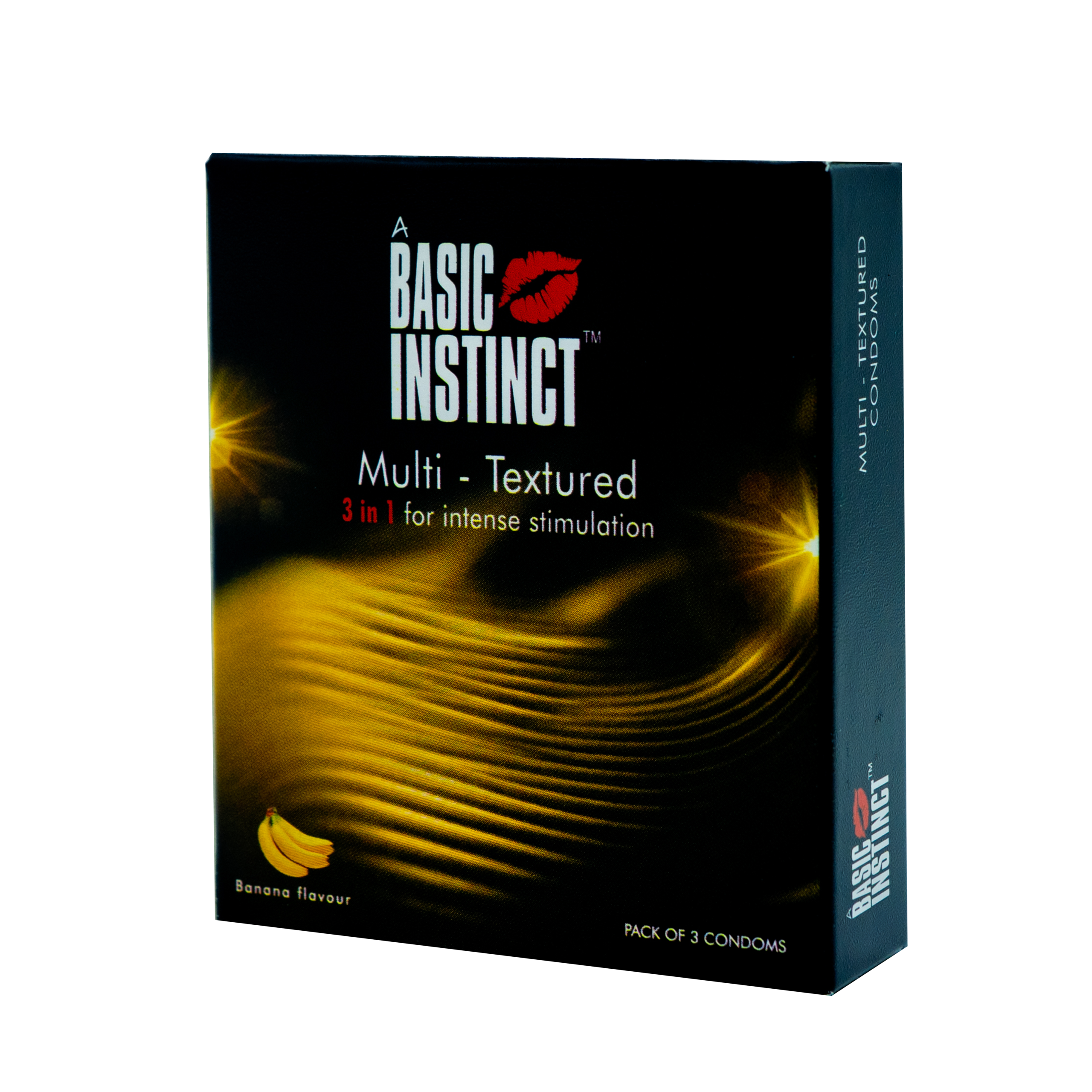 Multi Textured Condoms Banana Pack of 3’s